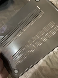Чехол-накладка Hardshell для MacBook Air 15.3" A2941 / A3114 / A 3241 M2 2023 / M3 2024 / M4 2025 серая матовая Grey пластик фото от покупателей 8