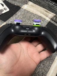 Накладки на стіки + прицільні кільця міткості KontrolFreek® Galaxy (Purple) Precision Rings для Sony DualSense PS5 / DualShock PS4 фото від покупців 3