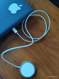 Беспроводное зарядное устройство Magnetic для телефона iPhone Charger 15W USB Type-C кабель1m White фото от покупателей 1