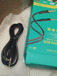 Аудіокабель Borofone BL16 Clear sound AUX audio cable White (6974443389173)