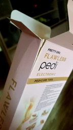 Электрическая пемза для ног с 2 насадками Flawless Pedi, USB / Аппарат для педикюра / Пилка для ног