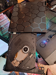 Внешний CD/DVD RW дисковод с USB хабом 10в1 USB 3.0 Type-C оптический ультратонкий с кардридером Micro SD для ноутбука MacBook компьютера ПК чтение и запись дисков портативный Plug&Play без драйверов без внешнего питания 5 Гбит Windows MacOS Linux фото от покупателей 12