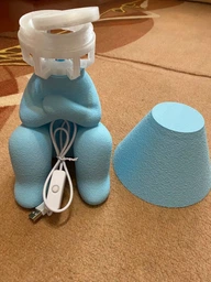 Ночник детский в форме человечка, LED, USB, зеленый фото от покупателей 3