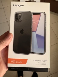 Чохол протиударний Spigen Liquid Crystal для Iphone 12/12 Pro Clear Прозорий ACS01517 фото від покупців 5