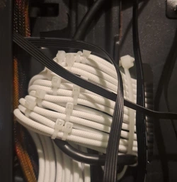 Набор Кабелей 4шт удлинителей питания GPU / CPU / ATX 30 см 24 -24/ 8-8 PIN в изоляции Белый фото от покупателей 1