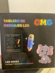 Светодиодная доска для рисования и заметок 20х20 см USB креативный набор с LED-подсветкой для детей и взрослых фото от покупателей 1