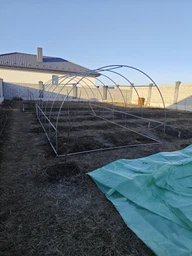 Теплица садовая Bonro UP-18м2 с окнами 600x300x200 см арочная Зеленая (117-76-42400405) фото от покупателей 9