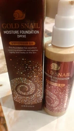 Тональная основа Enough Gold Snail SPF 30 увлажняющая с муцином улитки 100 мл, № 21 Бежевый