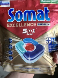 Капсули для посудомийних машин Somat Excellence Premium 5in1, 16 шт фото від покупців 2