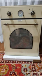 Духовой шкаф электрический Luxor HB 4511 Rustik Champagne 7 программ + 3 стекла двери бежевый, шампань, слоновая кость