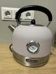 ARDESTO Электрочайник EKL-F500L, 1.7л, метал, мат, Otter, лиловый фото от покупателей 1