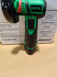 Угловая шлифмашина аккумуляторная RZTK AG 500Li Brushless (вращение диска по часовой стрелке) фото от покупателей 5