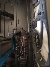PWM-контролер JEYI для вентиляторов 4pin и ARGB подсветки 3pin хаб питания (6xFan & 5xARGB HUB)