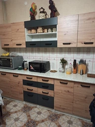 Кухня кухонный гарнитур Злата прямая современная модульная 2 метра кухонная мебель стенка гарнитуры модули артизан антрацит