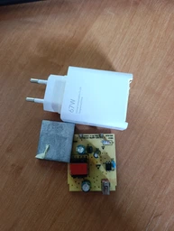 Зарядное устройство, для зарядки телефона 67W с USB кабелем Type-C, блок питания, белое фото от покупателей 2