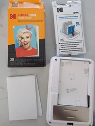 Фотопринтер моментальной печати Kodak Step iOS & Android White + Набор бумаги в Подарок фото от покупателей 1