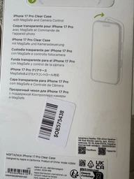 Чехол для смартфона Apple Clear Case with MagSafe для Apple iPhone 17 Pro Transparent (MGFT4ZM/A) фото от покупателей 1