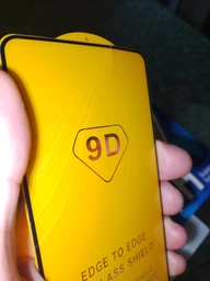 Защитное стекло LUX для ZTE Blade A75 полная проклейка черный фото от покупателей 1