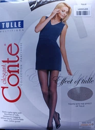 Колготи жіночі Conte Tulle 17С-105СП 4 р Chocolate (4810226308202)
