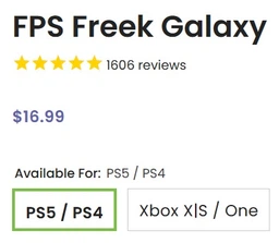 Накладки на стики KontrolFreek® Galaxy (Black) для Sony DualShock PS4 / DualSense PS5