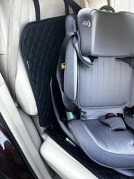 Накидка под детское автокресло EVAtech ECO Коричневая с коричневой нитью Коричневый кант (SCBSZZZ)