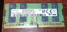 RAM Samsung 16GB DDR4 SO-DIMM 2400MHz CL17, Non-ECC, 1.2V для ноутбука (M471A2K43CB1-CRC) фото от покупателей 1