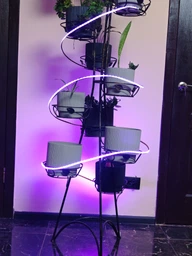 USB світлодіодна led фітострічка ультрафіолетова для росту кімнатних рослин розсади мікрозелень квітів SMD2835 Elite Lux 5V фітолампа вологостійка лед діодна фіто стрічка повний спектр юсб 5 метрів