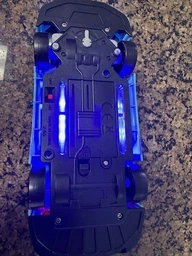 Дрифт машинка кар радиоуправляемая игрушка RC детский автомобиль на пульте управления с USB зарядкой трюковая гоночная скоростная маневренная с светом передними фарами для дома улицы игр дрифтинга бокового скольжения поворотов 360° porsche 1:24 голубой фото от покупателей 5