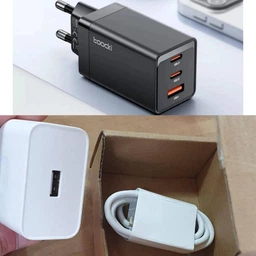 Зарядний пристрій Toocki GAN 67-65W (2 Type-C + 1 USB) Black
