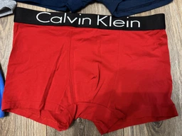 Чоловічі труси боксери Calvin Klein набір 5 шт L Сині, Коричневі, Червоні, Чорні, Зелені (CK13m) фото від покупців 1