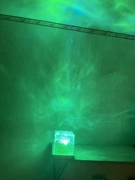 Ночник от USB куб звездное небо LED настольная RGB лампа 16 цветов для спальни и детской + пульт фото от покупателей 4