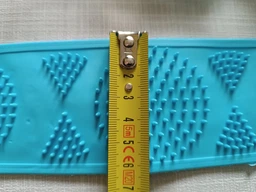 Силиконовая мочалка для душа двухсторонняя Silica gel bath brush щетка для тела Голубой фото от покупателей 1