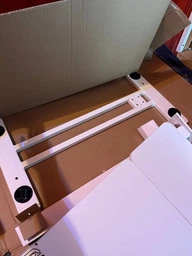 Приставной стол на колесах с регулировкой высоты RZTK Desk Compact 2 700 х 400 мм White фото от покупателей 12