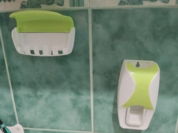Настінний диспенсер для зубної пасти і стерилізатор для щіток Toothbrush sterilizer WJ3 фото від покупців 1
