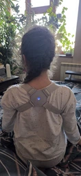 Корсет для спины позвоночника Nuoyi Miao Smart Senssor Corrector умный корректор осанки фото от покупателей 11