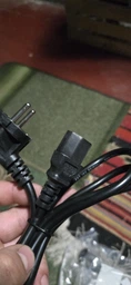 Кабель питания Voltronic Schuko PC-186A CEE7/7-C13 угловой евровилка 0.75 мм 1.2 м Black (YT08335)