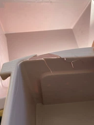Пластиковий комод R-plastic Компакт 34*40*86 см (пудра/кор.)