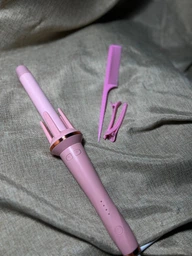 Плойка для локонов Automatic Curler Model: SJ-688, 48W автоматическая стайлер - бигуди для волос розовая фото от покупателей 9