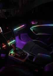 Подсветка салона авто Ambient light Rgb 18в1 набор диодных посветок Bluetooth 12V