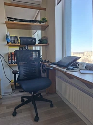 Кресло компьютерное офисное эргономичное OfficePro Balance OC620-G-DG-DG Gray/Dark Gray фото от покупателей 9