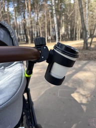 Подстаканник для коляски универсальный 360° Model A-3 чорний LELIK (4019138-К)