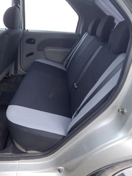 Авто чехлы для Mitsubishi Outlander 2001-2006 AUAU eX-Line с серой вставкой