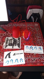 ATTACK SHARK X11 63g Біла ігрова миша (PAW3311, 22000 DPI, Bluetooth/2.4G/USB-C, RGB док-станція) фото від покупців 9