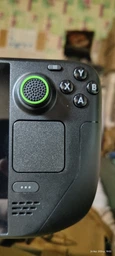 Силіконові антиковзні накладки на стіки White/Black для Steam Deck | Steam Deck OLED | Asus rog Ally (2шт.) [442292333]