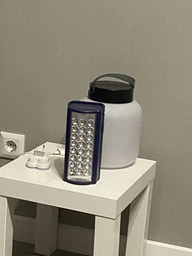 Переносний акумуляторний світлодіодний ліхтар Almina LED 220V світильник з функцією Power Bank Червоний