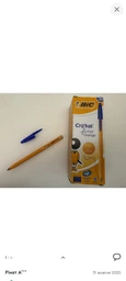 Набор шариковых ручек 20 шт BIC Orange Синий, пишущий узел 0,8мм, толщина линии письма 0.36 мм, Оранжевый корпус  (3086121101113)