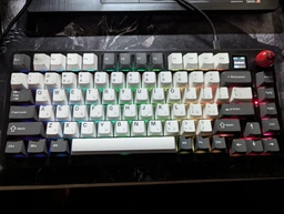 Клавіатура Ajazz AK820 MAX RGB Avocado Switch Wireless With Screen (AK820MAX-AS-OW) Orange