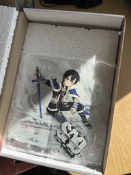 Акрилова колекційна фігурка Аніме Sword Art Online, Майстри Меча Онлайн SAO Кіріто 3 17 см