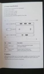 HUB адаптер USB-A Baseus Lite Series 4-in-1 / USB3.0*4 / Type-C / длина кабеля 25 см. WKQX030002 white фото от покупателей 2
