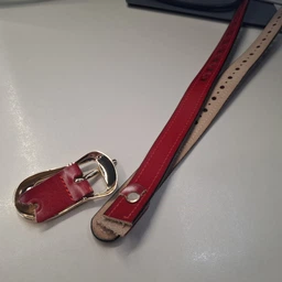 Ремень женский из натуральной кожи Laras CV10ZK-019r-red 110 см Красный (ROZ6400176558) фото от покупателей 1